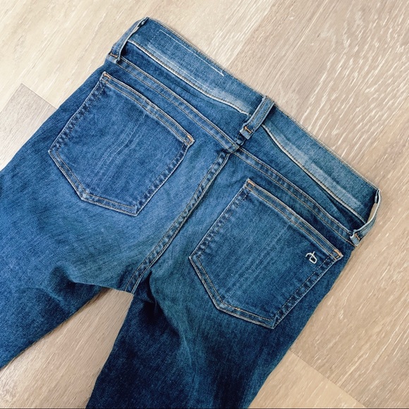 Rag & Bone Capri Skinny Jeans Medium wash Rae - Picture 6 of 6